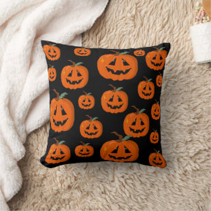 Fröhliches Halloween Jack O Lantern Illustrative K Kissen