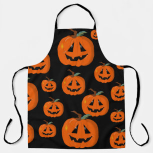 Fröhliches Halloween Jack O Lantern Illustrative K Schürze