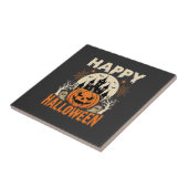 Fröhliches Halloween Jack O Lantern Verzaubertes S Fliese (Seite)