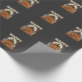 Fröhliches Halloween Jack O Lantern Verzaubertes S Geschenkpapier (Ecke)