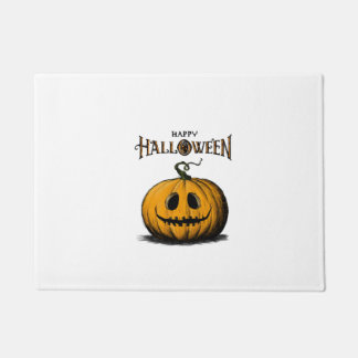 Fröhliches Halloween Jack O'Lantern Erwachsener Or Fußmatte
