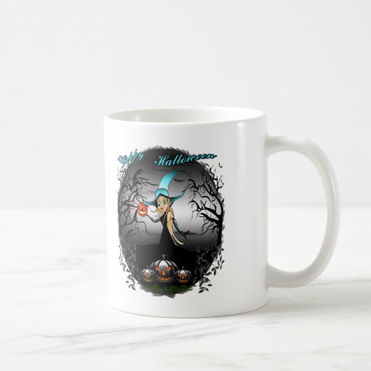Fröhliches Halloween Kaffeetasse (Rechts)