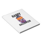 Fröhliches Halloween-Kostüm Halloween-Cupcake Notizblock (angewinkelt)