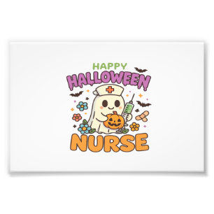 Fröhliches Halloween-Krankenschwester-Shirt Cute Fotodruck