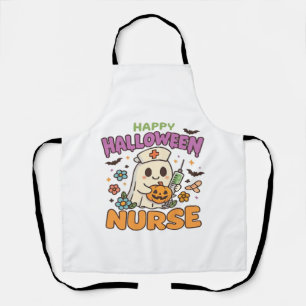 Fröhliches Halloween-Krankenschwester-Shirt Cute Schürze
