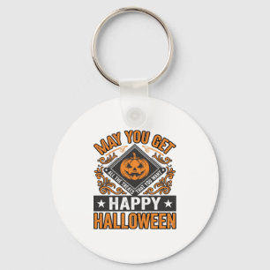 Fröhliches Halloween Kürbis Geschenke Vintage Schlüsselanhänger