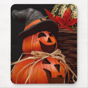 Fröhliches Halloween-Kürbis-Mauspad Mousepad