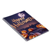 Fröhliches Halloween-Kürbis-Notebook Notizblock (Rechte Seite)