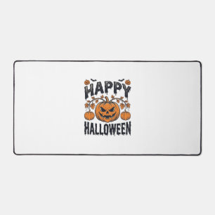 Fröhliches Halloween Kürbis Vintage Gravur Design_ Schreibtischunterlage
