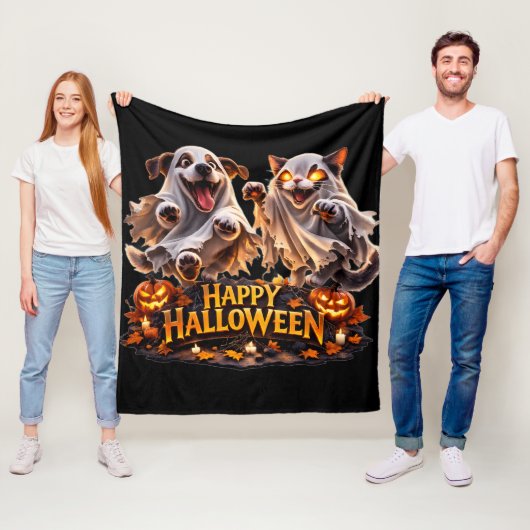Fröhliches Halloween kuscheliger Fleece (Beispiel)
