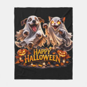 Fröhliches Halloween kuscheliger Fleece (Vorderseite)