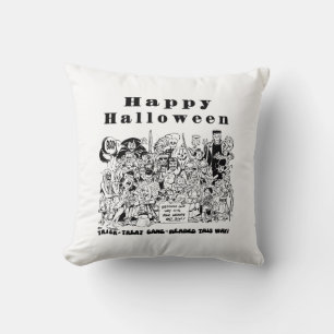 Fröhliches Halloween Lustiger Gruseliger Schaurige Kissen