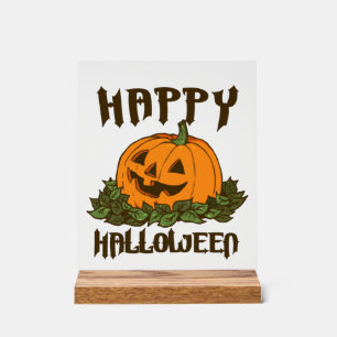 Fröhliches Halloween Lustiges Halloween Kostüm Acrylschild