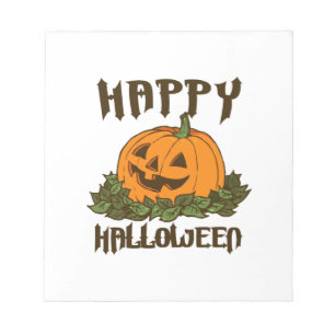 Fröhliches Halloween Lustiges Halloween Kostüm Notizblock