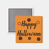 Fröhliches Halloween Magnet (Vorderseite/Rückseite)