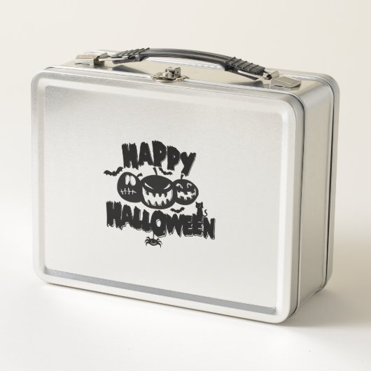 Fröhliches Halloween Metall Brotdose (Vorderseite)