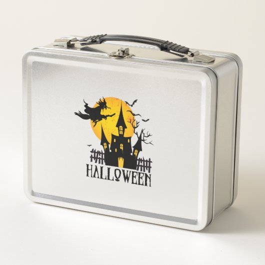 Fröhliches Halloween Metall Brotdose (Vorderseite)