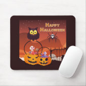 Fröhliches Halloween Mousepad (Mit Mouse)