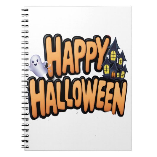 Fröhliches Halloween Notizblock (Vorderseite)