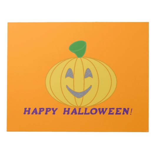 Fröhliches Halloween Notizblock (Vorderseite)