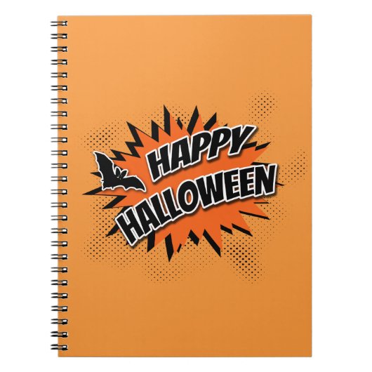 Fröhliches Halloween Notizblock (Vorderseite)