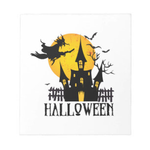 Fröhliches Halloween Notizblock