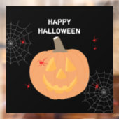 Fröhliches Halloween-Party Vintage Schädel Fensteraufkleber (Blatt 2)