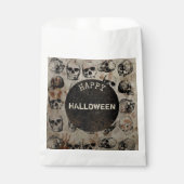 Fröhliches Halloween-Party Vintage Schädel Geschenktütchen (Vorderseite)