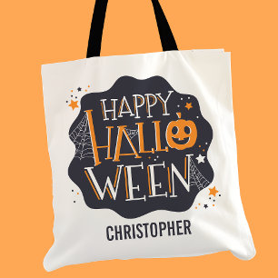 Fröhliches Halloween Personalisierte Süßigkeiten z Tasche