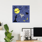 Fröhliches Halloween Poster (Heimbüro)