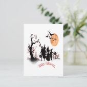 Fröhliches Halloween Postkarte (Stehend Vorderseite)
