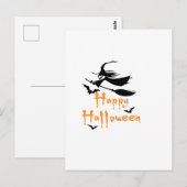 Fröhliches Halloween Postkarte (Vorne/Hinten)