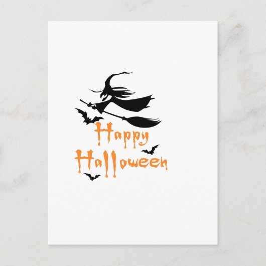 Fröhliches Halloween Postkarte (Vorderseite)