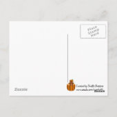 Fröhliches Halloween Postkarte (Rückseite)