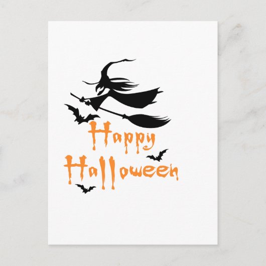 Fröhliches Halloween Postkarte (Vorderseite)