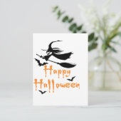 Fröhliches Halloween Postkarte (Stehend Vorderseite)