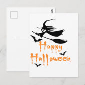 Fröhliches Halloween Postkarte (Vorne/Hinten)