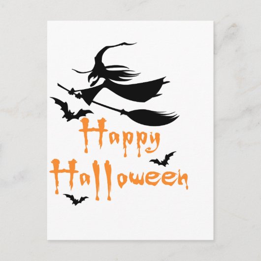 Fröhliches Halloween Postkarte (Vorderseite)