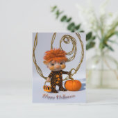 Fröhliches Halloween Postkarte (Stehend Vorderseite)