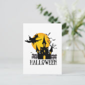 Fröhliches Halloween Postkarte (Stehend Vorderseite)