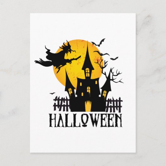 Fröhliches Halloween Postkarte (Vorderseite)