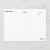 Fröhliches Halloween Postkarte (Rückseite)