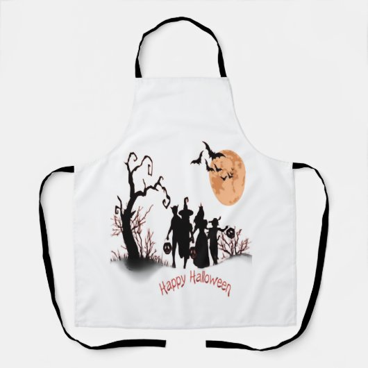 Fröhliches Halloween Schürze (Vorderseite)