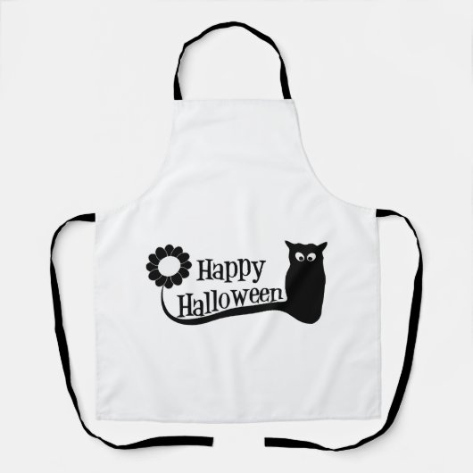Fröhliches Halloween Schürze (Vorderseite)