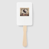 Fröhliches Halloween schwarze Katze Hexe Classic T Fächer (Vorderseite)