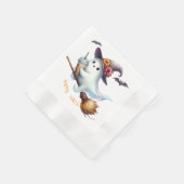 Fröhliches Halloween Serviette (Ecke)