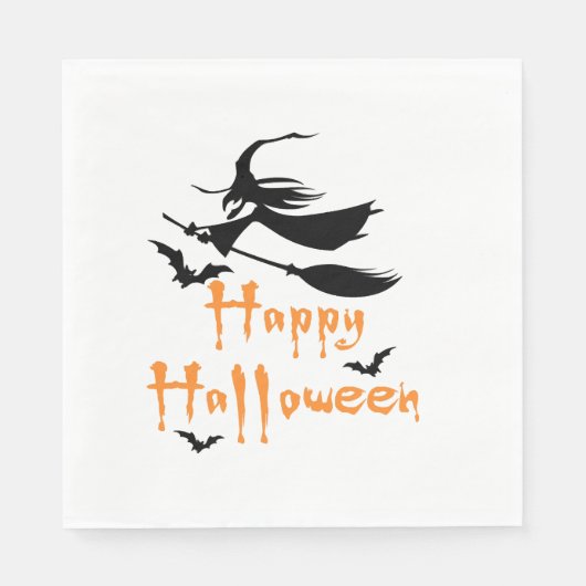 Fröhliches Halloween Serviette (Vorderseite)