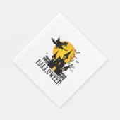 Fröhliches Halloween Serviette (Ecke)