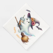 Fröhliches Halloween Serviette (Ecke)