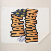 Fröhliches Halloween Sherpadecke (Vorderseite (Horizontal))